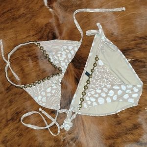 Ladies string bikini D cup L bottoms
